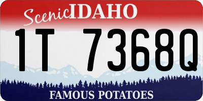 ID license plate 1T7368Q