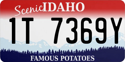 ID license plate 1T7369Y