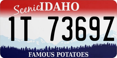 ID license plate 1T7369Z