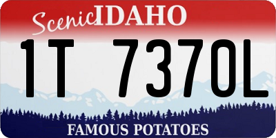 ID license plate 1T7370L