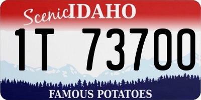 ID license plate 1T7370O