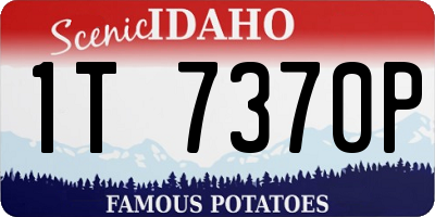ID license plate 1T7370P