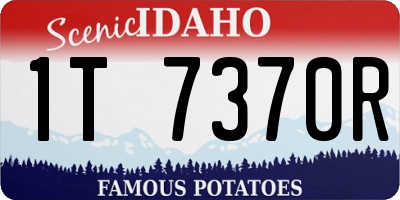 ID license plate 1T7370R