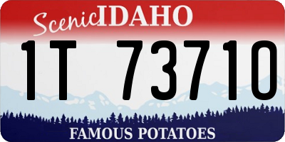 ID license plate 1T7371O
