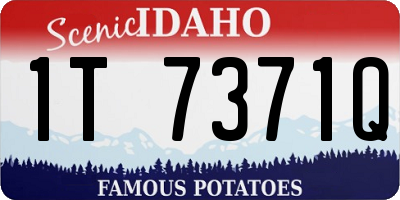 ID license plate 1T7371Q