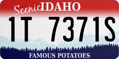 ID license plate 1T7371S