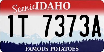 ID license plate 1T7373A