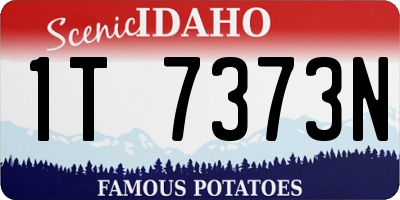 ID license plate 1T7373N