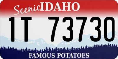 ID license plate 1T7373O