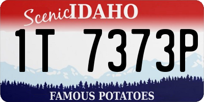ID license plate 1T7373P