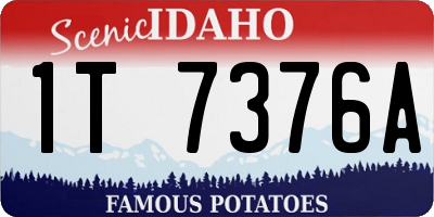 ID license plate 1T7376A