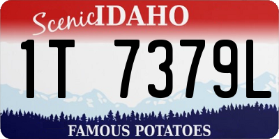 ID license plate 1T7379L