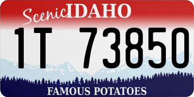 ID license plate 1T7385O