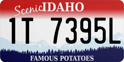 ID license plate 1T7395L