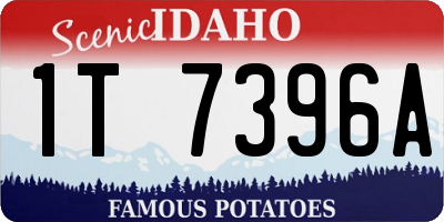 ID license plate 1T7396A
