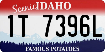 ID license plate 1T7396L