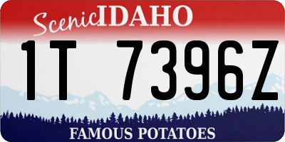 ID license plate 1T7396Z
