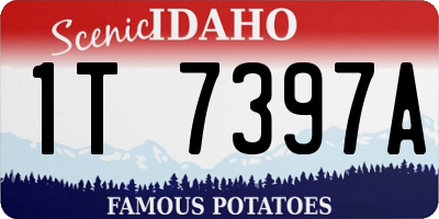 ID license plate 1T7397A