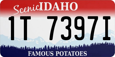 ID license plate 1T7397I
