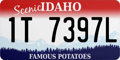 ID license plate 1T7397L
