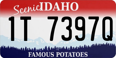 ID license plate 1T7397Q