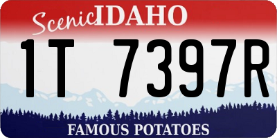ID license plate 1T7397R