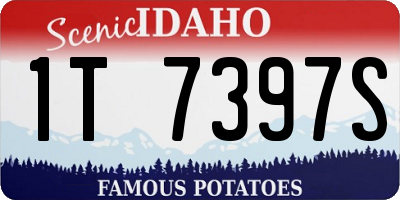 ID license plate 1T7397S