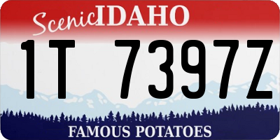 ID license plate 1T7397Z