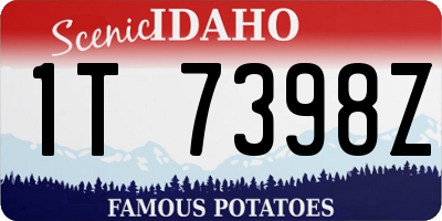 ID license plate 1T7398Z