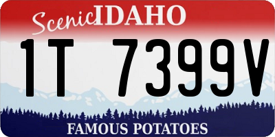 ID license plate 1T7399V