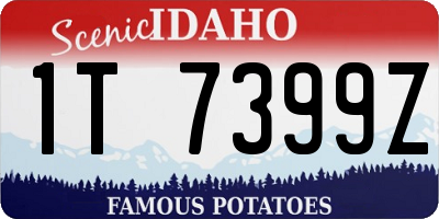 ID license plate 1T7399Z