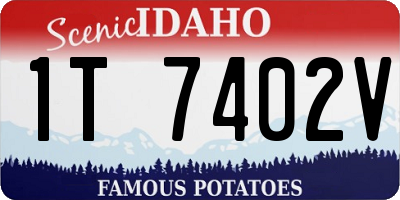 ID license plate 1T7402V