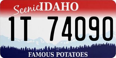 ID license plate 1T7409O