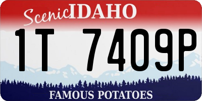 ID license plate 1T7409P