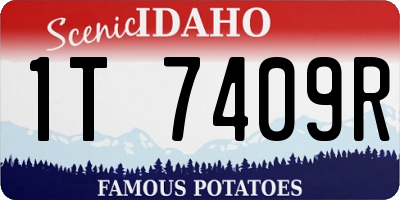 ID license plate 1T7409R