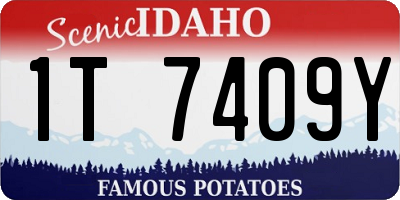 ID license plate 1T7409Y