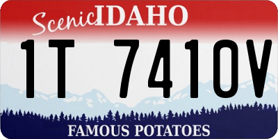 ID license plate 1T7410V