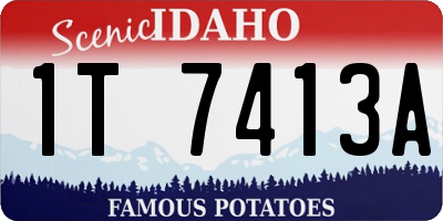 ID license plate 1T7413A