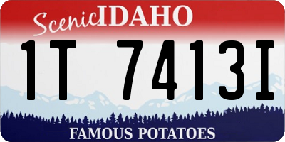 ID license plate 1T7413I