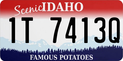 ID license plate 1T7413Q