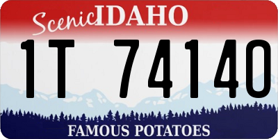 ID license plate 1T7414O
