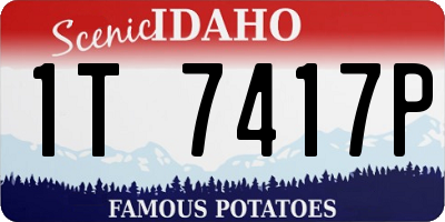 ID license plate 1T7417P
