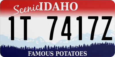 ID license plate 1T7417Z