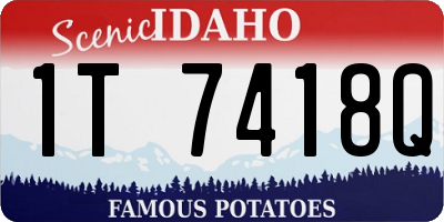 ID license plate 1T7418Q