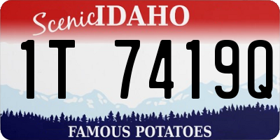 ID license plate 1T7419Q