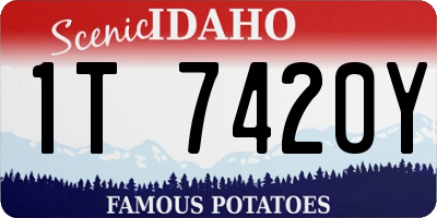 ID license plate 1T7420Y