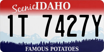 ID license plate 1T7427Y