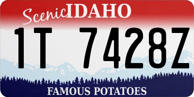 ID license plate 1T7428Z