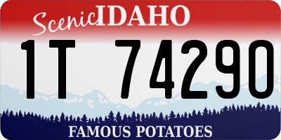 ID license plate 1T7429O