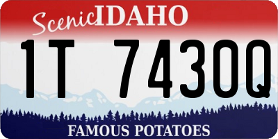 ID license plate 1T7430Q